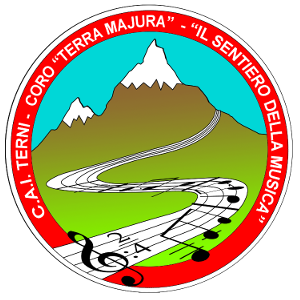 Logo Coro Terra Majura bordo rosso