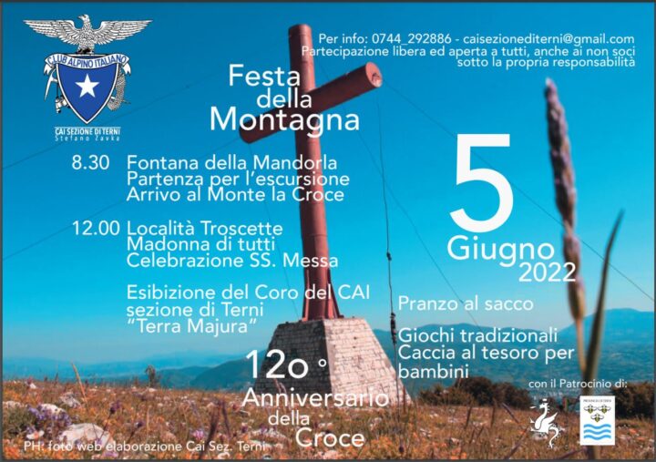 Locandina Festa della montagna 5 giugno 2022